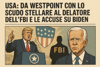 TRUMP E IL DISCORSO DI WESTPOINT: lo scudo stellare, il delatore dell’FBI e le accuse a Biden